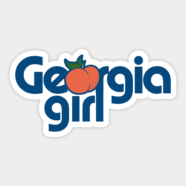 Georgia Girl Sticker by bubbsnugg